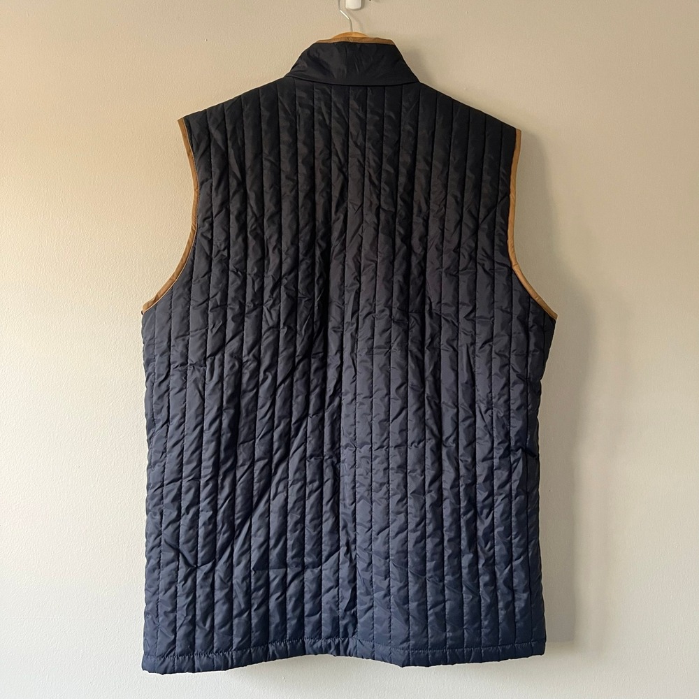 Mutual Weave Men's Quilted Vest Full Zip Sleeveless Jacket Blue XLT - Picture 5 of 5